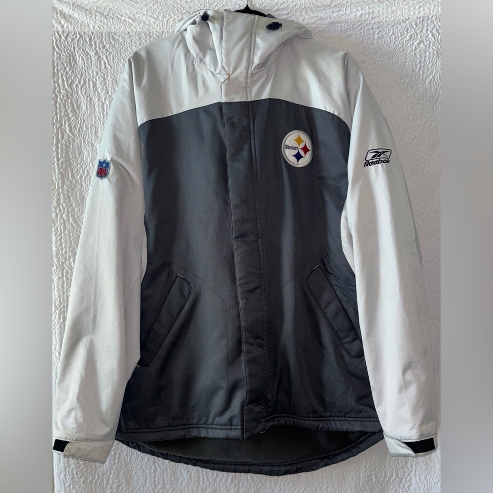 Reebok NFL Pittsburg Steelers Team Apparel Parka Jacket